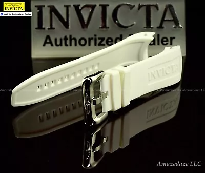 NEW Genuine & Authentic Invicta Men Scuba Prodiver Watch Rubber Strap In White • $13.99