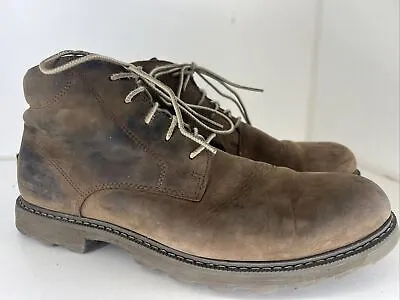 SOREL MADSON II Waterproof CHUKKA BOOTS LEATHER LACE Up Men Sz 10 • $39.99