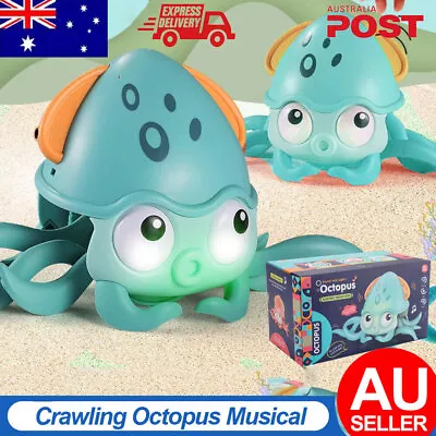 Crawling Octopus Baby Toys Sensory Toy For 1 2 Year Old Boys Girls Birthday Gift • $12.99