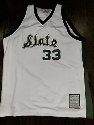 Signature Series Throwback Michigan State Spartans #33 Magic Johnson Jersey 58 • $69.99