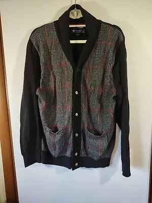 Cremieux Cardigan/Sweater Men's/Grandpa Sweater Size L Prima Cotton/Cashmere • $28