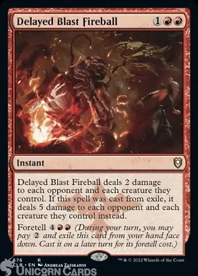 Delayed Blast Fireball : Rare : Battle For Baldur's Gate : Mint MTG Card • £8.69