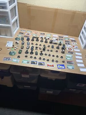 Wizkids 2005 MechWarrior Lot Of 53 Figures Plus Cards Game Pieces • $60