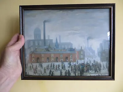 £7 • Buy L S Lowry Print By Northern Artist City Landscape Painter Small Framed Picture