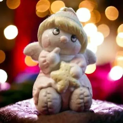 Vintage Baby Angel Christmas Ornament Pre-owned • $14