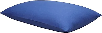 Calvin Klein Modern HARRISON Modal Cotton Pillowcases Set Cobalt Blue - Standard • $29.95