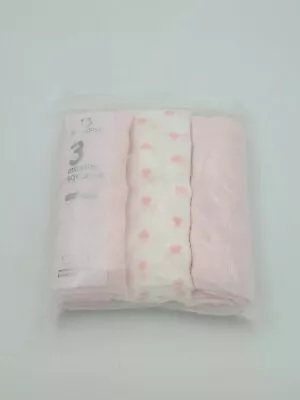 Early Days 3 Muslin Squares 100% Cotton • $9.99