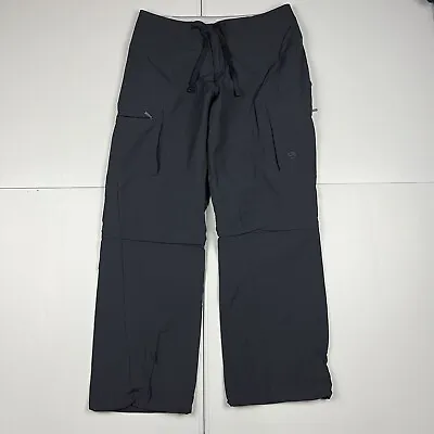 Mountain Hardwear Convertible Hiking Outdoor Pants Black Womens 8 • $24.99