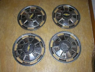 Vintage 1972 - 1975 OEM Chevy LUV Pickup Truck 14  Hubcaps - Set Of 4 • $85