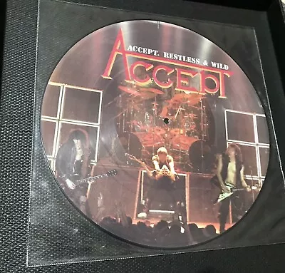 Accept Restless & Wild UK 1983 Picture Disc Vinyl LP Album Ex Fast As A Shark • £17.99