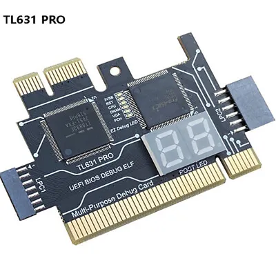 All In 1 TL631 Pro Motherboard Diagnostic Analyzer Test Card For Laptop PC LPC • $52.10