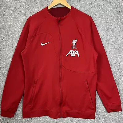 Nike Liverpool Jacket Academy Anthem Red Slim Fit Zip-up LFC 22/23 Tracksuit Top • £29