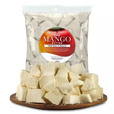 Raw Mango Butter Unrefined  Natural 100% Pure Raw Top Quality Body Hair • $6.99