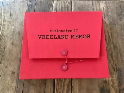 Visionaire 37: Vreeland Memos  By Diana Vreeland #2193/4000 • $99