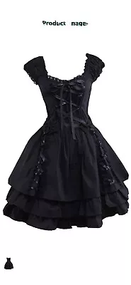 Death Note Cosplay/black Lolita Dress • $30