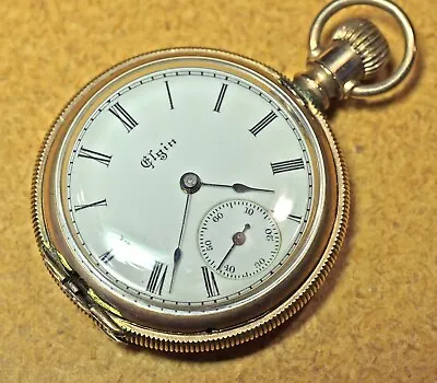 Vintage Elgin Model 1 Pocket Watch. No Reserve And Free Shipping. • $100