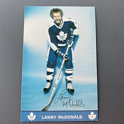 Lanny McDonald 1980’s Official Toronto Maple Leafs Vintage Hockey Postcard Photo • $11.55