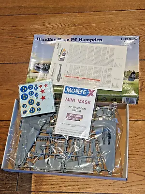 Valom 72045 1/72 Handley Page P5 Hampden Model Kit With Montex Masks • £32