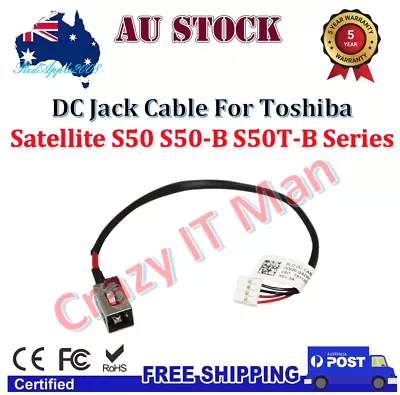 DC Power Jack Cable For Toshiba S50 S50T-B S50-B S50DT-B A000294540 DD0BLIAD000 • $9.99
