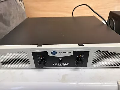 Crown LPS 2500 Stereo Power Amplifier 2 X 750 Watts. Fast Delivery. • £150