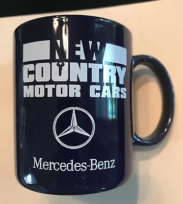 Mercedes-Benz Blue Ceramic Coffee Mug Vintage Rare • $14.80