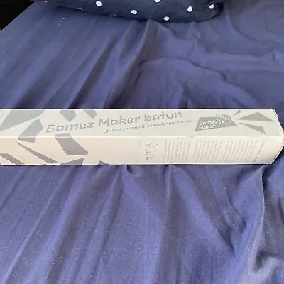 Official London 2012 Olympics Games Maker Aluminium Metal Baton New In Box • £14.50