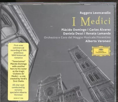 FACTORY SEALED Placido Domingo Leoncavallo: I Medici Audio CD 2 Discs Veronesi • $29.99