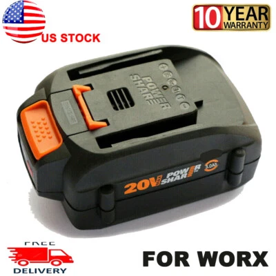 $17 • Buy New For WORX 20V MAX Extend Lithium-ion Battery WA3520 WA3525 WA3575 WG155 WG540
