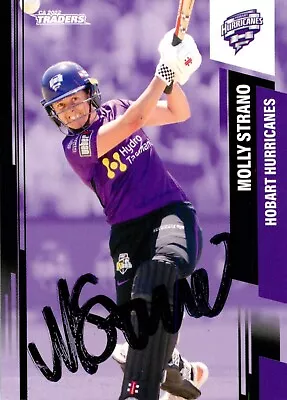 $11.99 • Buy ✺Signed✺ 2022 2023 HOBART HURRICANES WBBL Cricket Card MOLLY STRANO