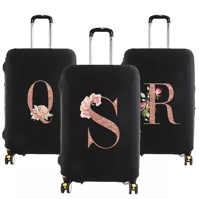 Rose Letters Travel Trolley Luggage Protective Dust Cover 18-28  Suitcase Case • £7.93