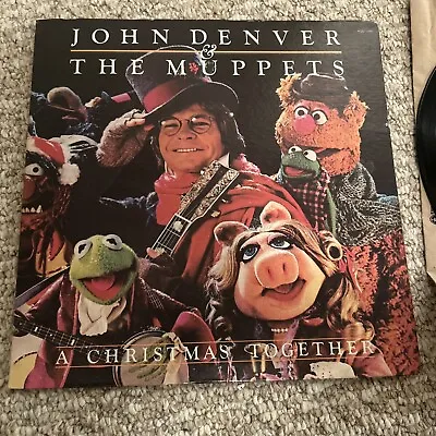 JOHN DENVER AND THE MUPPETS A Christmas Together VINYL LP  1979 AFL1-3451 • $17.97