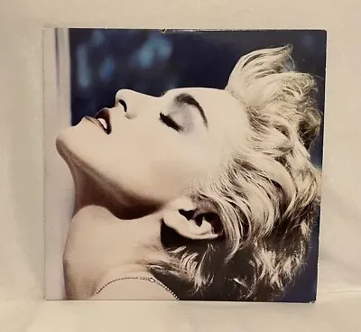 Madonna True Blue LP Record 1-25442 1986 Sire  W/ Poster Vinyl In VG Condition • $13.25
