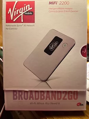 Virgin Mobile MiFi2200 Broadband2Go Mobile Hotspot Internet Modem No Contract • $29