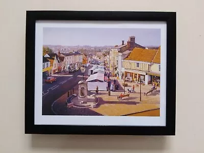 Malcolm Root Print 'Halstead High Street'  FRAMED • £21