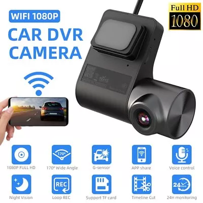 $32.69 • Buy 1080P Mini Car DVR Camera Dash Cam WIFI G-sensor Video Recorder Night Vision APP