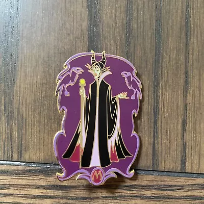Limited Edition 1000 Disney Pin Maleficent In Frame Flames W/Diablo • $24.99