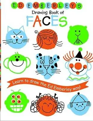 Ed Emberley's Drawing Book Of Faces (REPACKAGED) (Ed Emberley Drawing - GOOD • $4.06