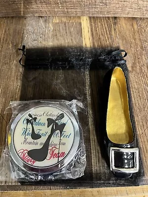 £5.75 • Buy Just The Right Shoe With Compact Mirror.