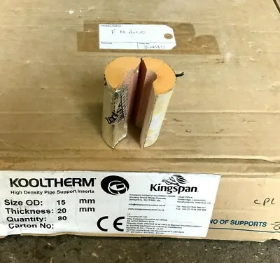 £2 • Buy Kingspan Kooltherm Phenolic Form High Density Pipe Supports Inserts