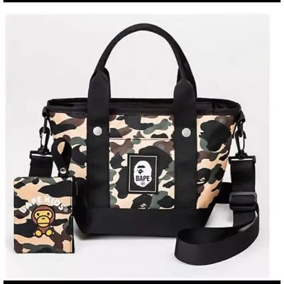 BAPE KIDS By A Bathing Ape Camo Shoulder Bag With Mini Wallet 2021 AW F/S Japan • $84.33