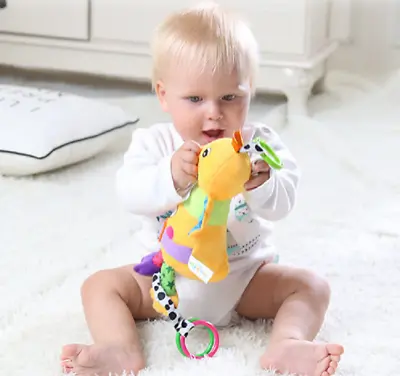 Baby Crib Bed Pram Car Seat Stroller Toys With Hanging Bell Infant Sense Rabbit • $8.59