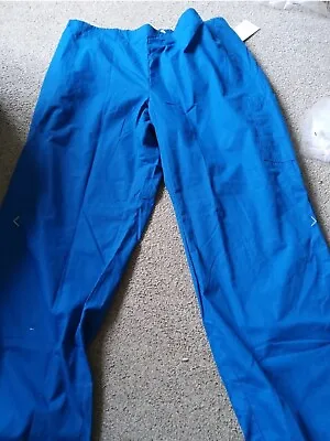 Womens Petite Part Elasticated Scrubs Pants Trousers Dental Medical (186) • £5