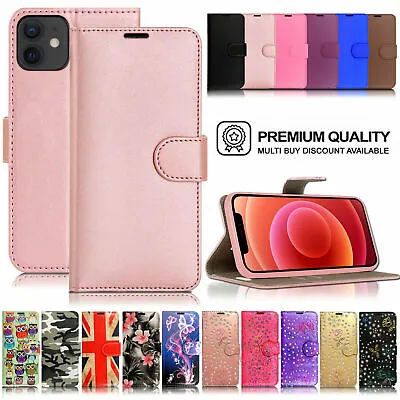 Case For IPhone 12 11 PRO XS MAX XR X 8 7 6 Luxury Leather Flip Wallet Cover • £3.25