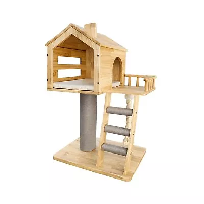 Modern Cat Tree - Durable & Stylish Cat Condo - Designed For Indoor Cats Perf... • $158.17