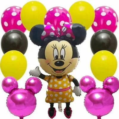 NEW Mickey Minnie Mouse Star Complete Pink Gold 114cm Balloons HALF PRICE £7.50 • £7.50