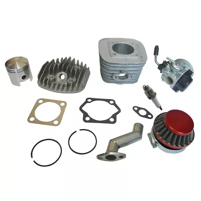 Air Filter For Motorized Bike 80cc Engine Rebuild Kit Cylinder Piston Carburetor • $45.99