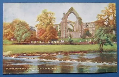 Lancashire & Yorkshire Railway: Bolton Abbey & Stepping Stones Official Postcard • £2.50