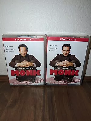 Monk: The Complete Series (DVD) Seasons 1-4 / 5-8 • $39.94