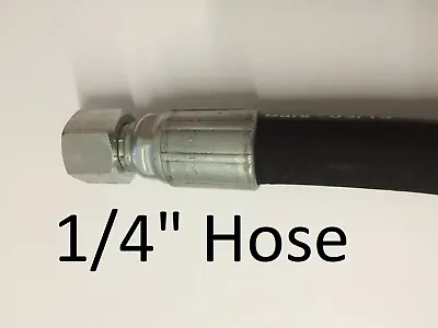 £10 • Buy Hydraulic Hose Assembly 1/4  2 Wire Hose