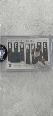 $1200 • Buy 2020-21 Noir Anthony Edwards Rookie PATCH /25 New Wave Jerseys RC 